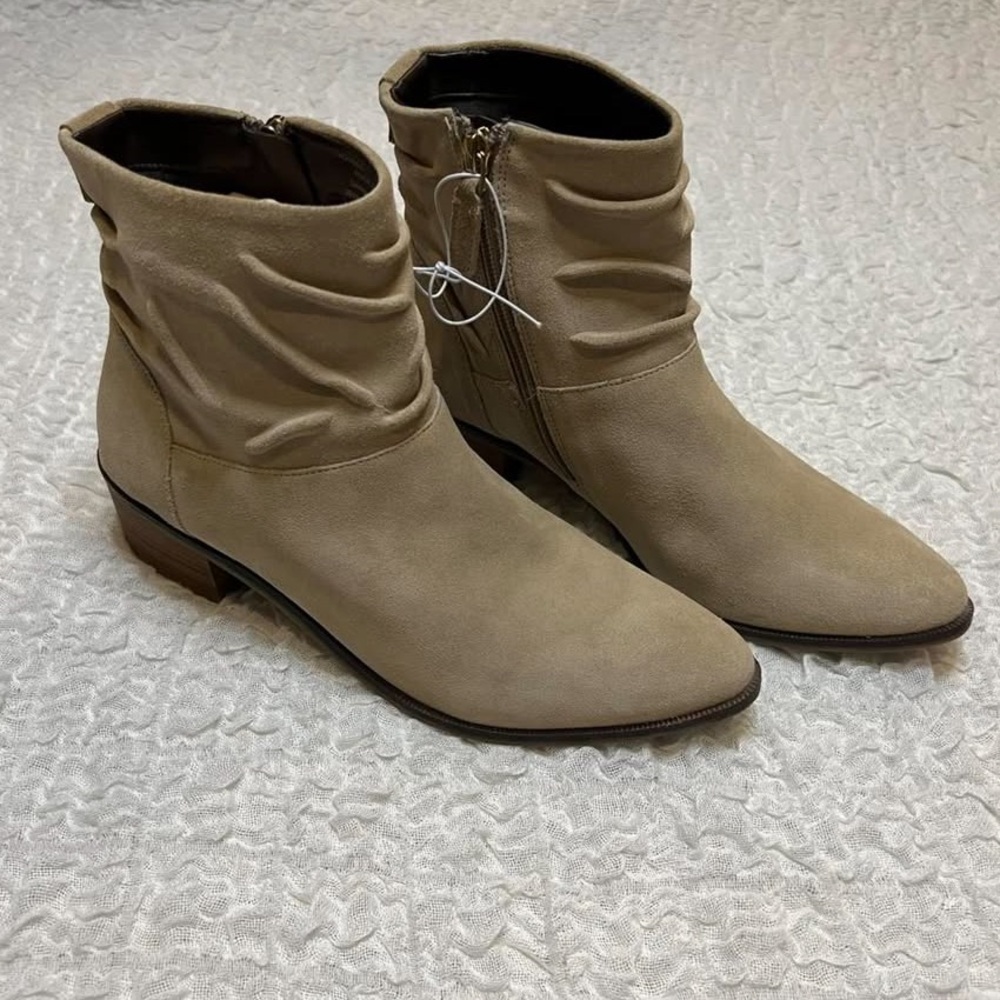 Cole Haan Taupe Ankle Boots